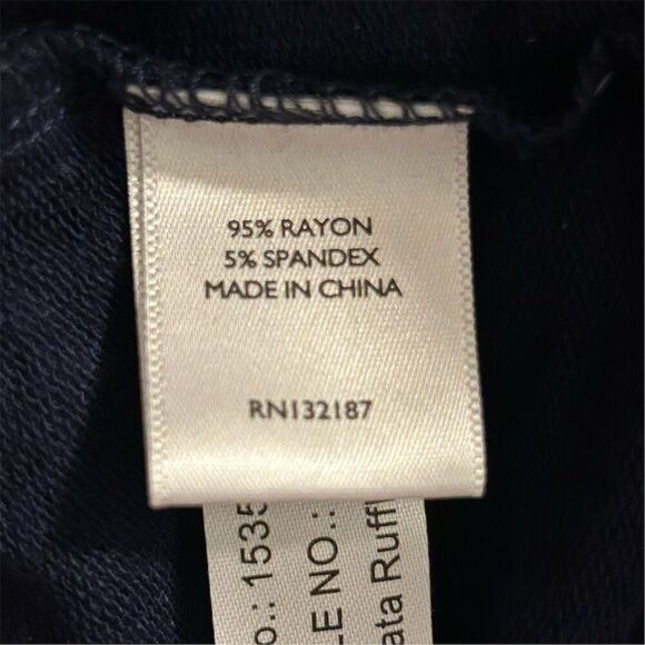 Flying Colors Virginia Cavaliers Women's Ruffle Sleeve Top Blue XL - Picture 10 of 14